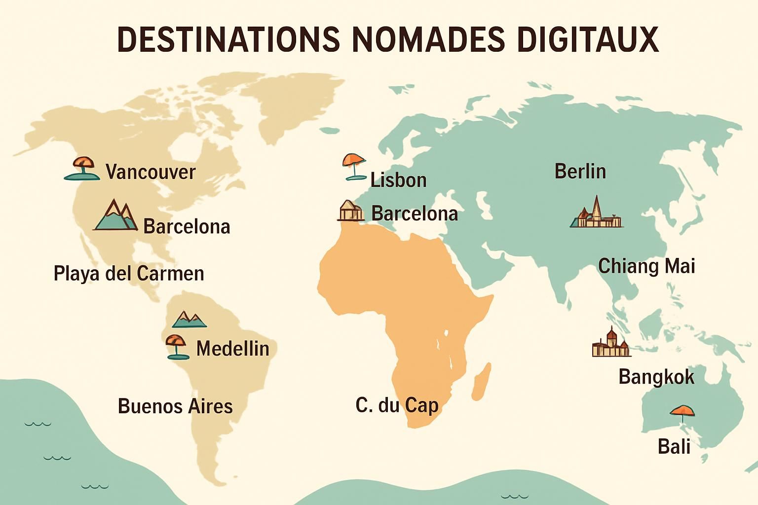 découvrez comment vivre en digital nomad grâce à nos conseils sur l'organisation, la gestion des revenus et l'adaptation à la vie quotidienne pour un mode de vie libre et nomade.